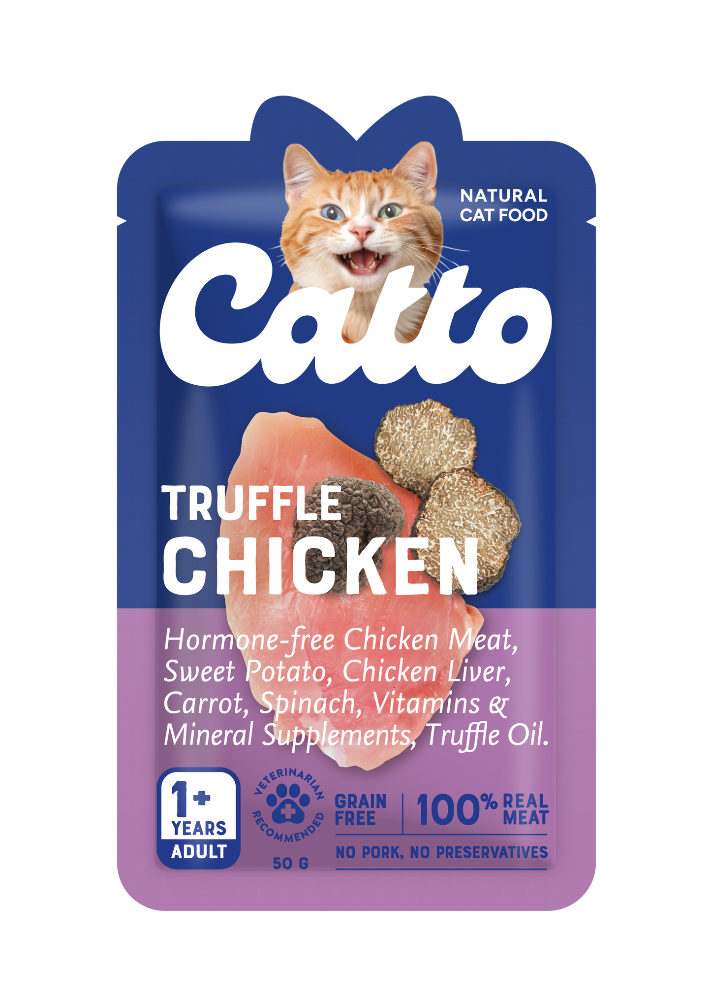 Catto Natural Cat Food - Truffle Chicken 50gr